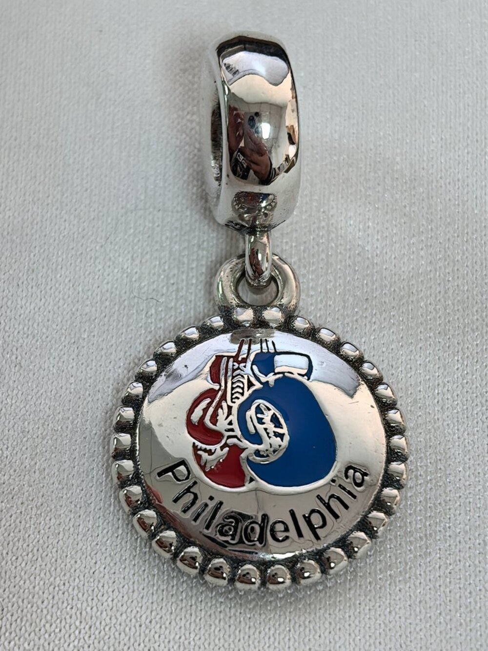 Pandora Philadelphia Exclusive Dangle Charm Pendant, S925 Silver Jewelry